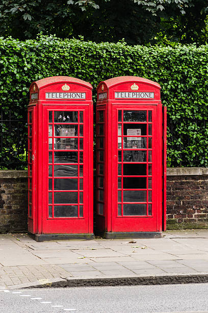 istock Phone boots in London - England 529367181