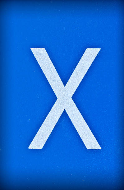istock Letter X of the alphabet. 529368023