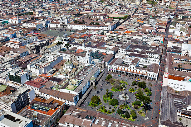 istock Quito, Plaza Grande and San Francisco 529368413