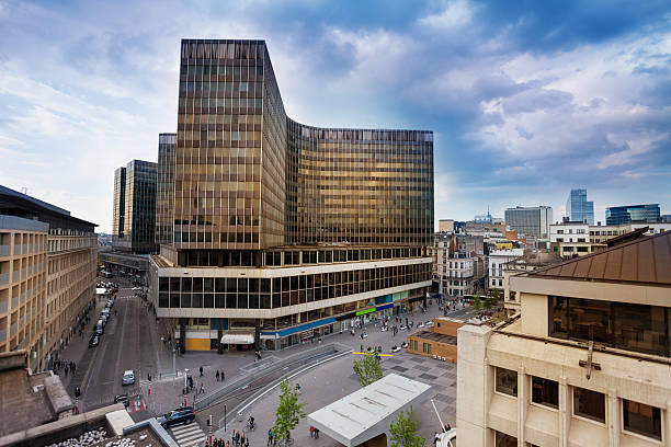 istock Place de la Monnaie in Brussels, Belgium 529368483