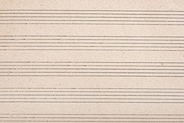 シートの音楽をバックグラウンド音楽のノート - sheet music music musical staff paper ストックフォトと画像