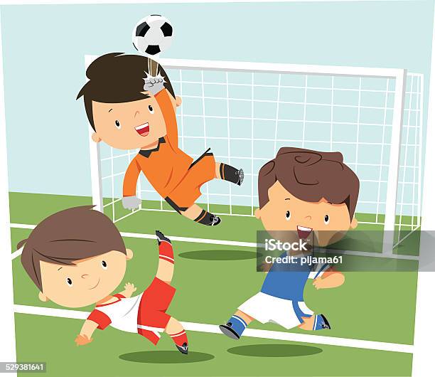 Soccer Kids Stock Illustration - Download Image Now - Child, Soccer, Soccer Ball