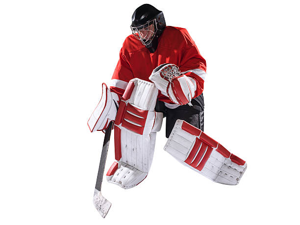 istock Hockey goalie isolated 529383051