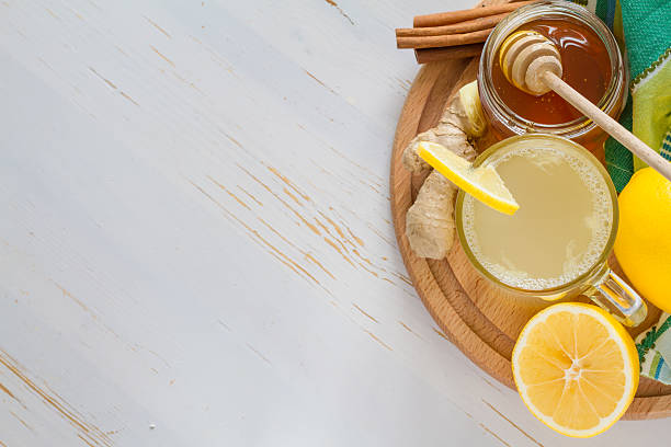 istock Cold care - tea, lemons, honey, ginger, cinnamon sticks 529384059
