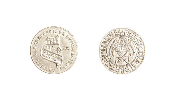istock german coins vintage 1436 silver isolated iohannes fridericus 529385899