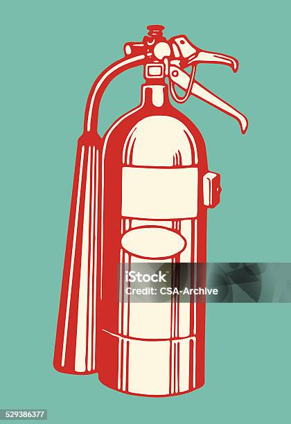 Fire Extinguisher Stock Illustration - Download Image Now - Fire Extinguisher, Fire - Natural Phenomenon, Rescue