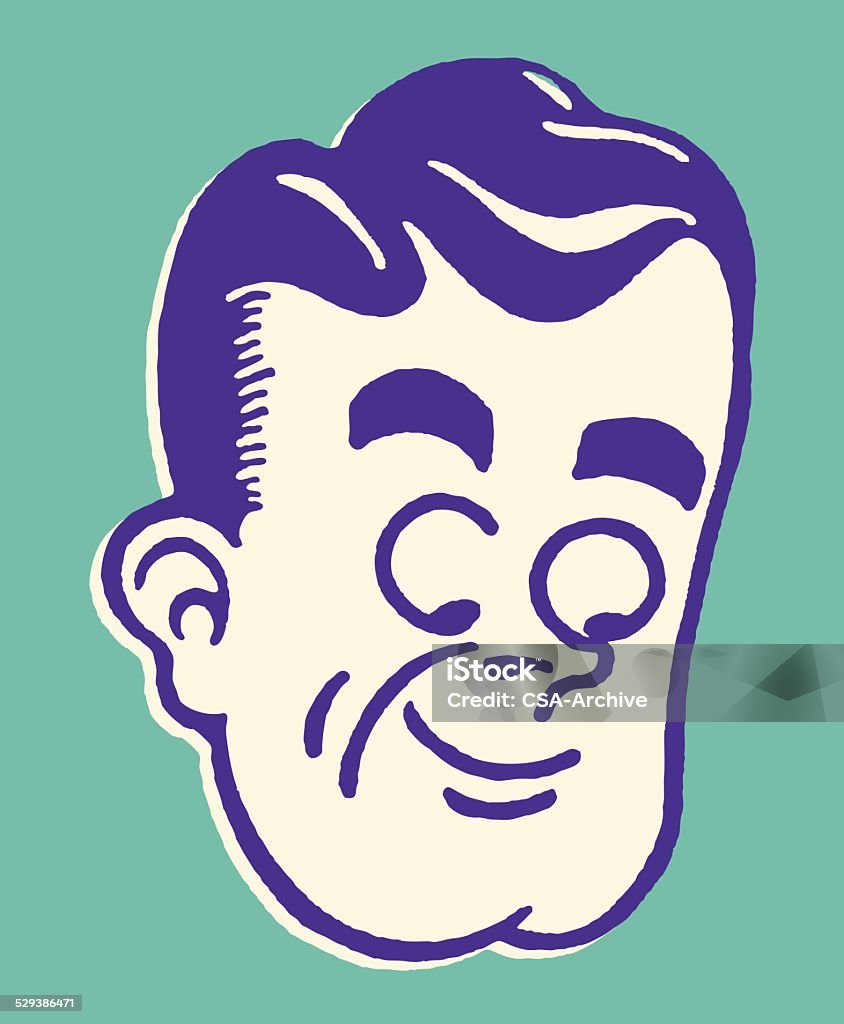 Man Looking Down http://csaimages.com/images/istockprofile/csa_vector_dsp.jpg Adult stock vector