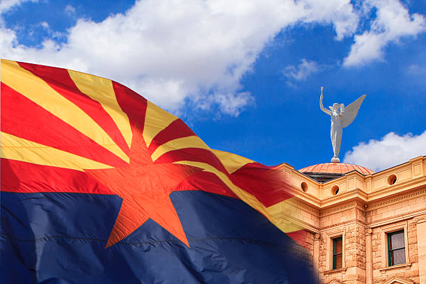 Arizona State Capitol Building stock photo