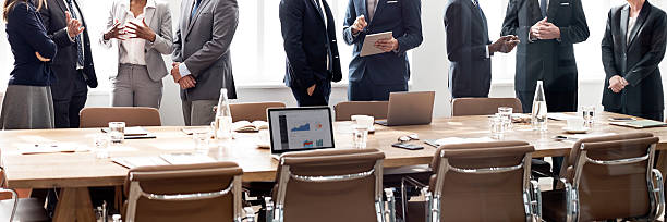 Business Group Meeting Discussion Strategy Working Concept Business Group Meeting Discussion Strategy Working Concept corporate boardroom stock pictures, royalty-free photos & images