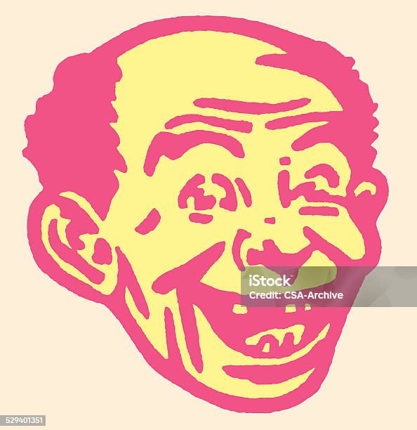 Ilustración de Hombre Sonriente Con Dientes Faltante y más Vectores Libres de Derechos de Adulto - Adulto, Adulto maduro, Alegre