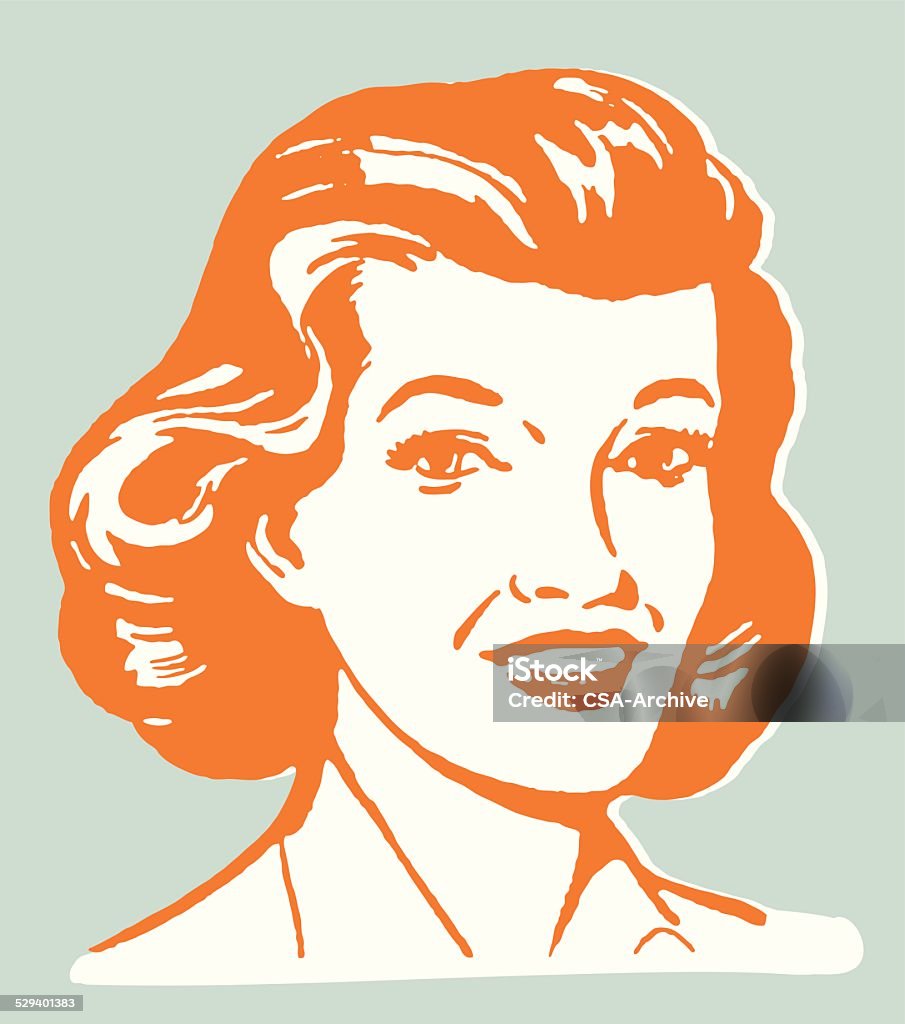 Smiling Woman http://csaimages.com/images/istockprofile/csa_vector_dsp.jpg Adult stock vector