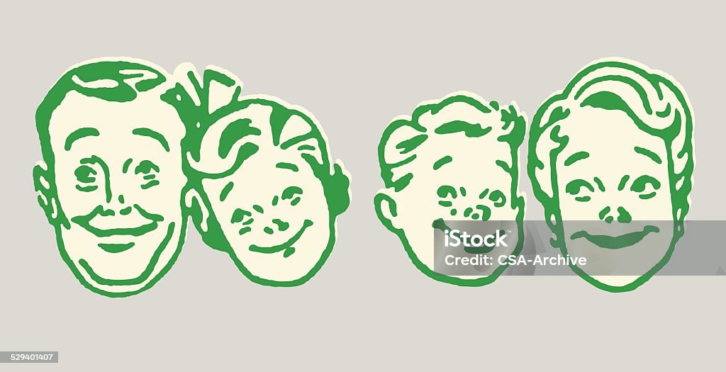 Family of Four http://csaimages.com/images/istockprofile/csa_vector_dsp.jpg Family Reunion stock vector