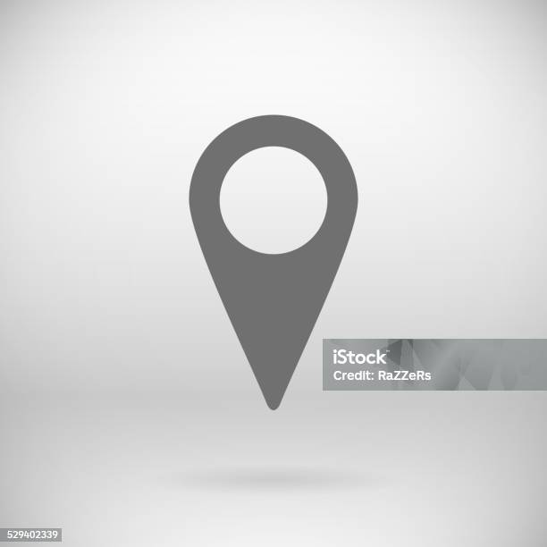 Map With Pin Sign Flat Map Pin Sign Vector Map Marker Symbol Background Stock ...