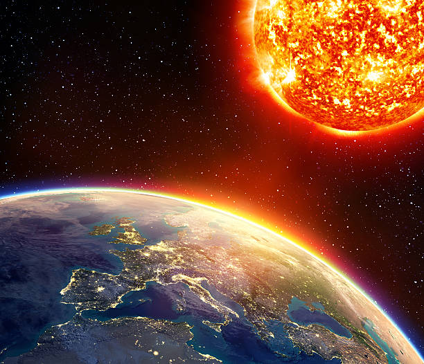 istock global warming in Europe - earth view from space 529403981
