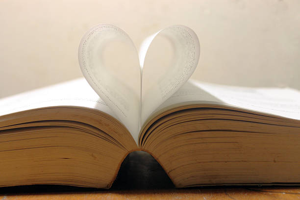 istock book Love and book heart 529404105