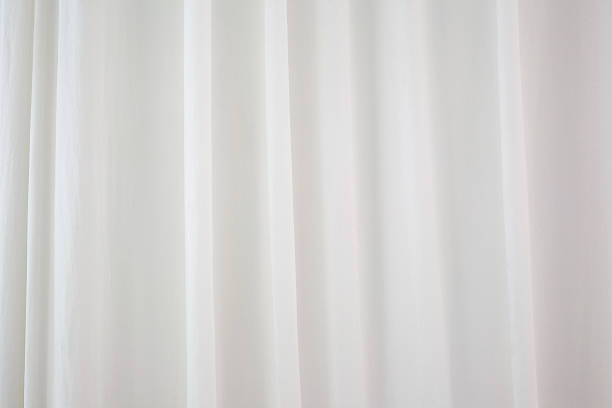 istock Luxury sweet white curtain 529406956