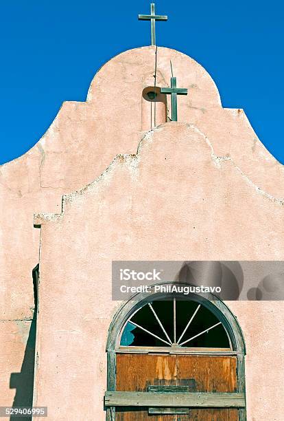 Closed Mission Church On Native American Reservation In Montana Stock Photo - Download Image Now