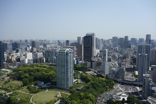 Urban landscape Shinagawa district