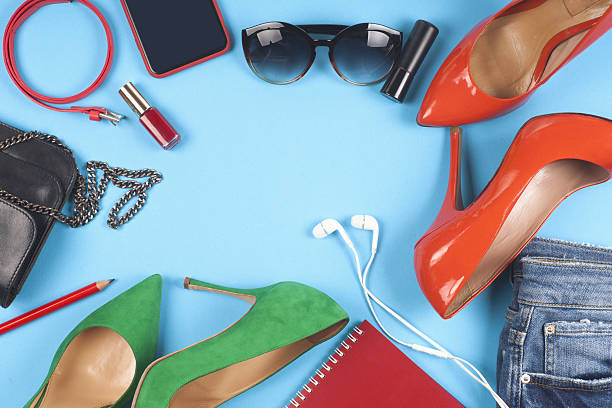 istock Women clothing set and accessories 529416166