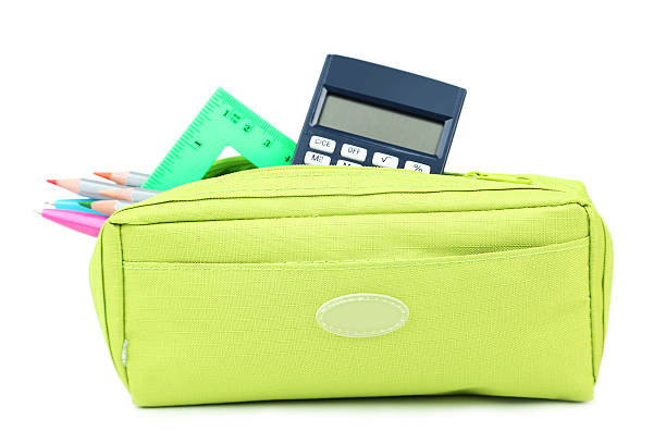 istock Pencil case full of school supplies 529417892
