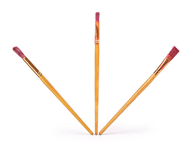 istock Set of brushes for painting, 529417928