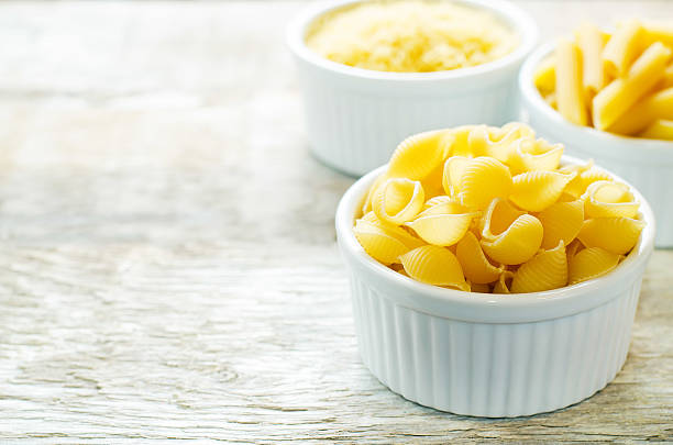 istock pasta Penne in a white bowl 529421631