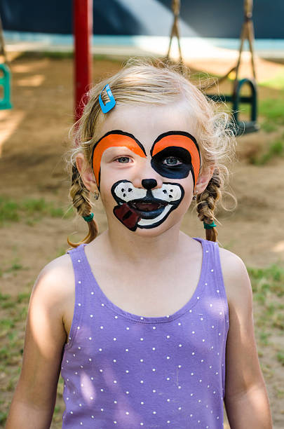 istock girl with face painting 529422221