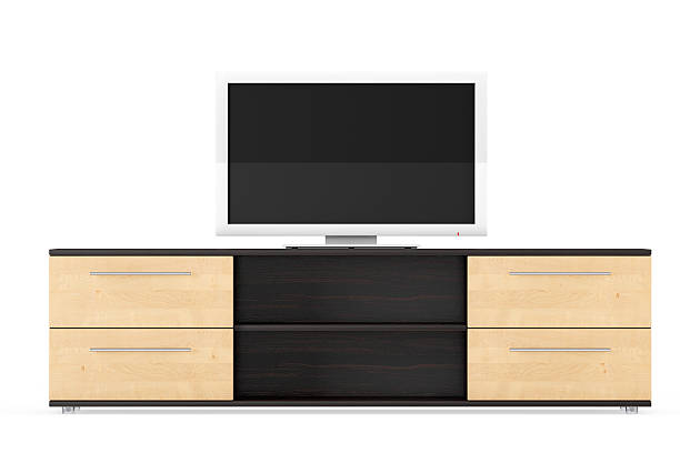 istock Smart Tv over dresser 529422809