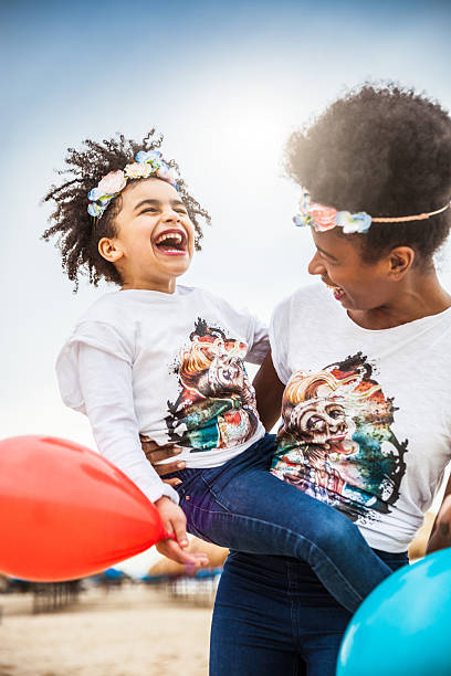 istock Mother and child play together celebrating 529424236