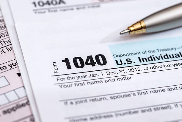 istock us tax form with pen 529426640