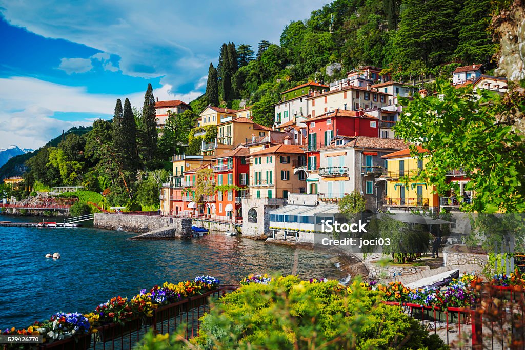 Lago di Como, Italia - Foto stock royalty-free di Italia