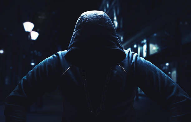 istock Angry man, sitting with a hood on 529435493
