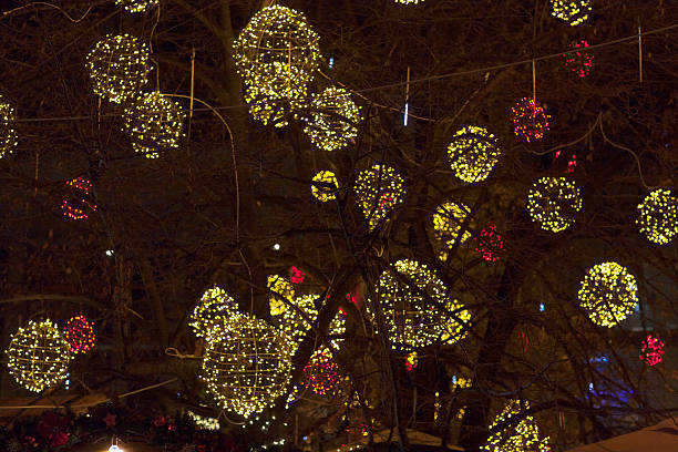 istock Christmas lights in the city 529437117
