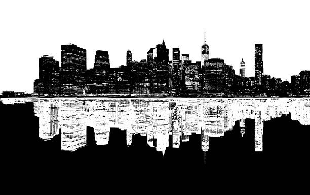 Silhouette of New York skyline