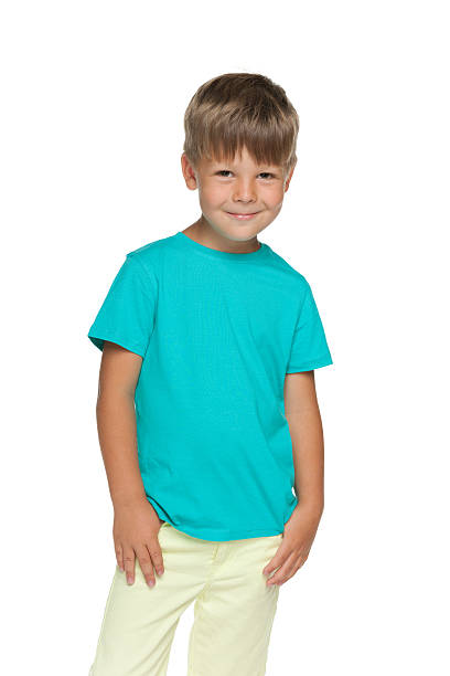 istock Little boy in a blue shirt 529440131
