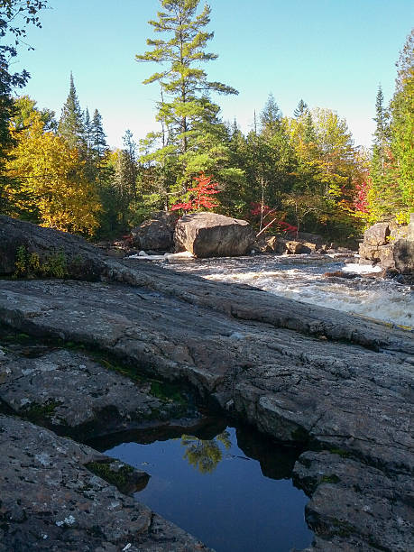 istock Woods, river and Colors in the Fall 529455743