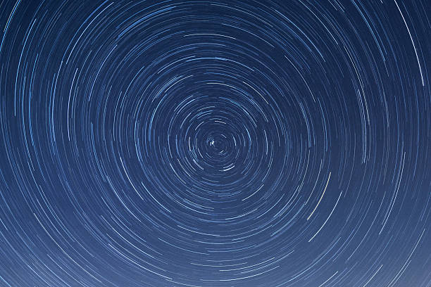istock Star trail in the night sky 529455747