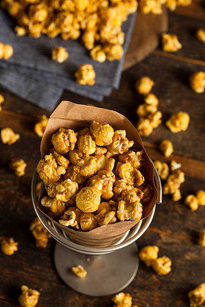 istock Homemade Crunchy Caramel Popcorn 529455821