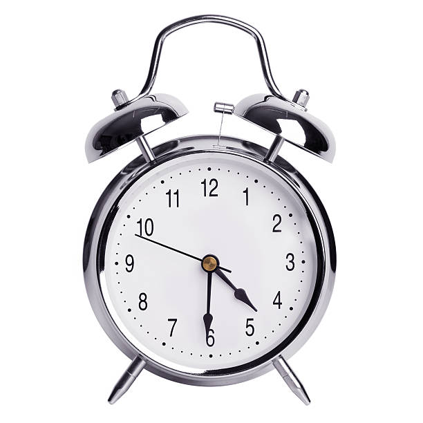 istock Half of the fifth on an alarm clock 529456677