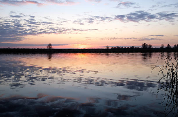istock Sunrise over Lielupe river, Jurmala, Latvia 529457855