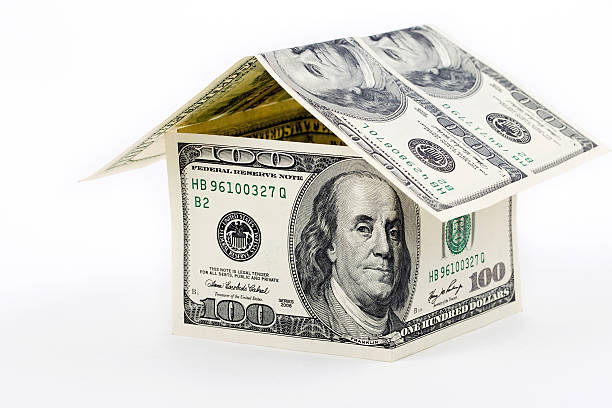 istock House built with American money 529460389