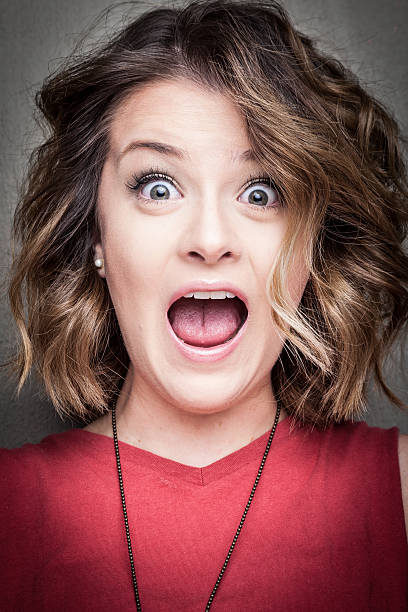 istock portrait of a young woman with expression 529461459