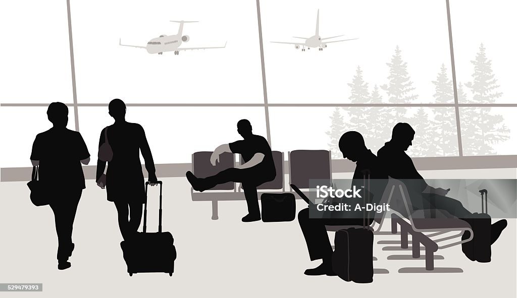 BeforeBoarding - arte vectorial de Aeropuerto libre de derechos