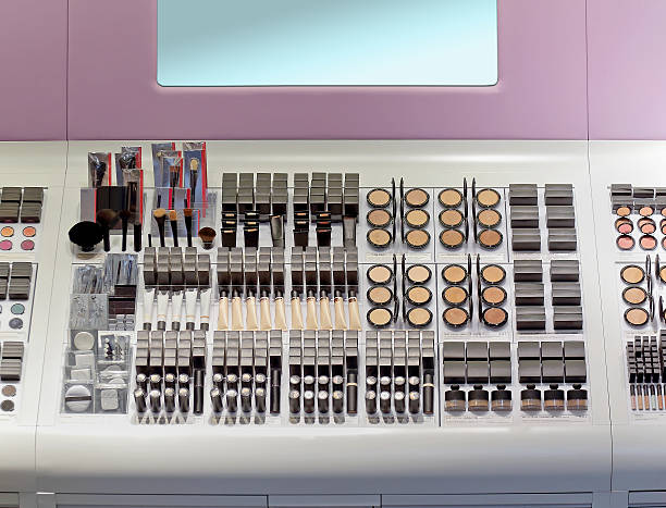 Shelf makeup stock photo
