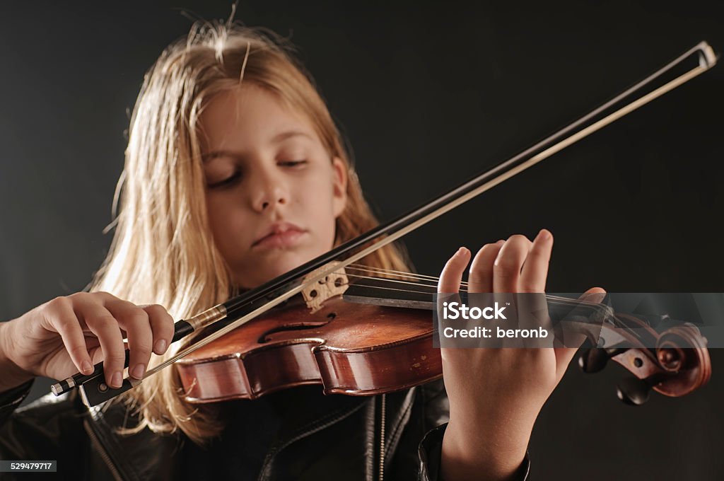 Girl with violin Girl Playing the Violin Girls Stock Photo