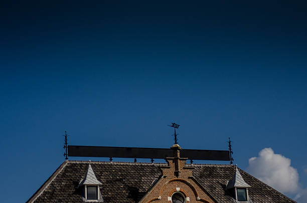 istock Iron work on top of Dutch building 529481027