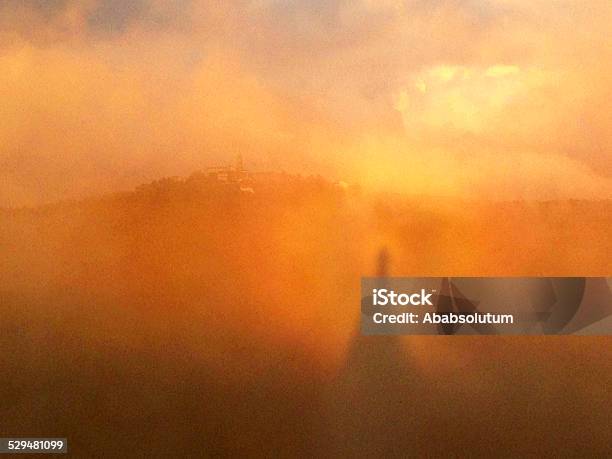 Fullcircle Rainbow Near Church On Sveta Gora Slovenia Europe Stock Photo - Download Image Now