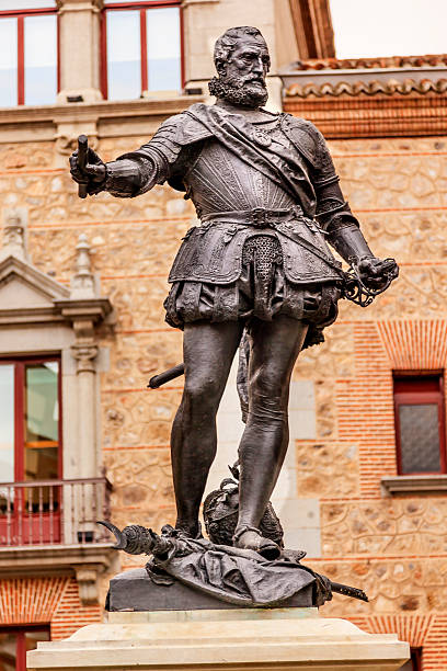 istock Admiral Bazan Statue Plaza de la Villa Madrid Spain 529483721
