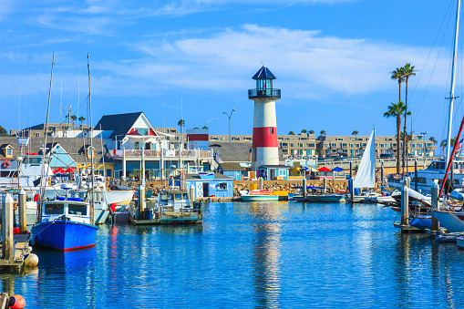 Public Harbor With Fishing Boats And Lighthouse At Oceanside, Calif.http://davesucsy.com/rpt/sandiegoimages.jpg