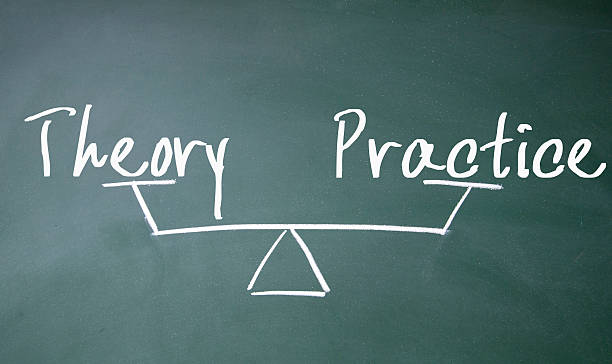 istock theory and practice balance sign 529494919